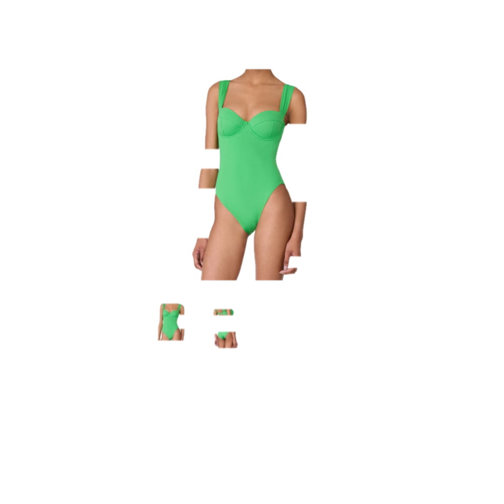Kate Spade Green One Piece Swimsuit